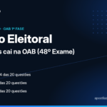 Direito Eleitoral na OAB: financiamento de campanha, registro de candidatura e partidos políticos são os temas que mais caem
