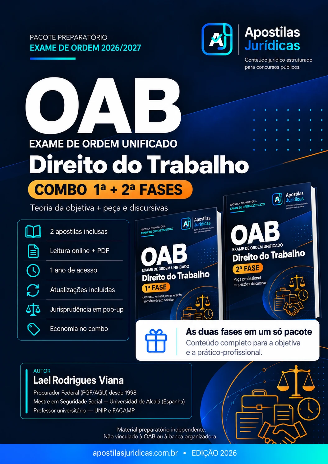 Capa — Direito do Trabalho OAB — 1ª e 2ª Fase